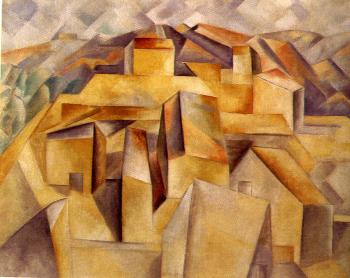 Pablo Picasso : houses on the hill
